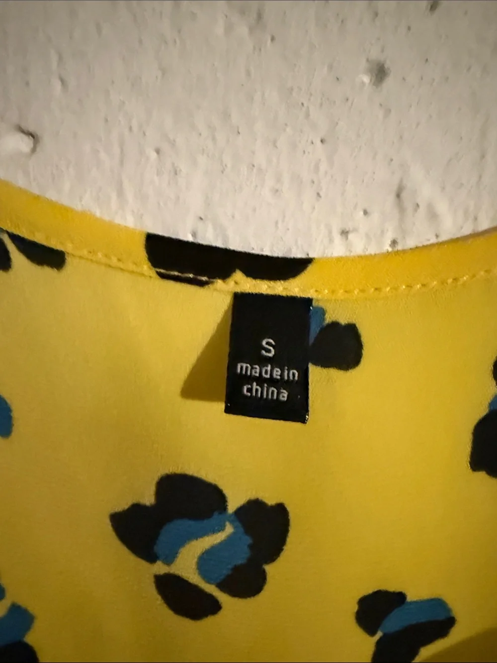 CAbi Yellow Floral Tie-Front Blouse with Matching Tank